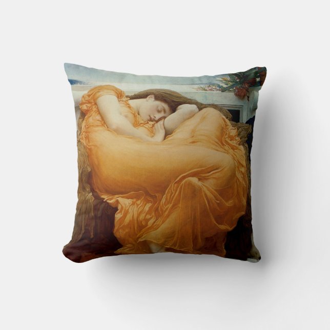 Coussin Flamber juin (Recto)