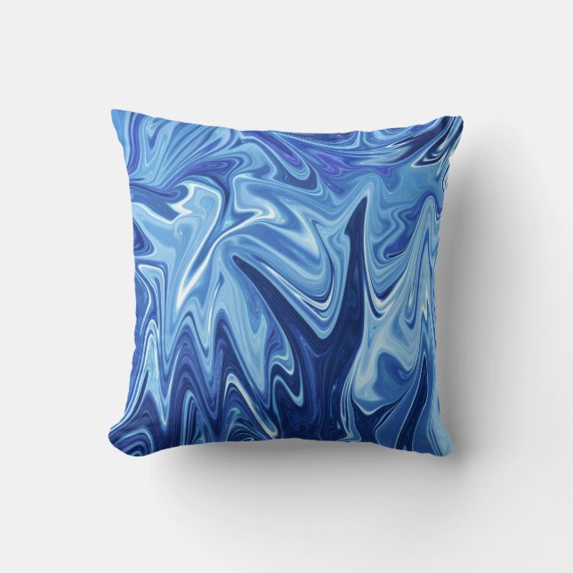 Coussin Flames peinture Abstraite | Meilleure peinture mur (Recto)