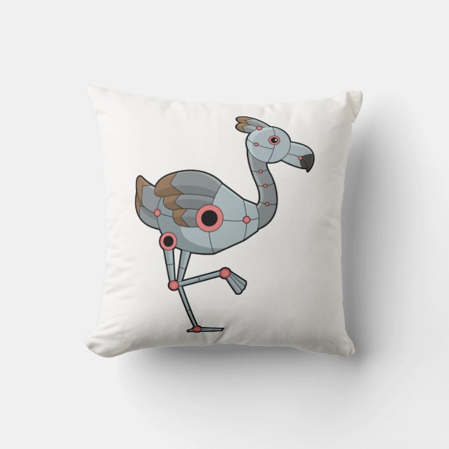 Coussin Flamingo as Robot (Recto)