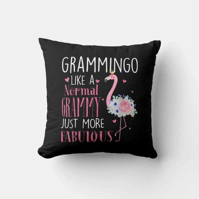 Coussin Flamingo Grammingo Like A (Recto)