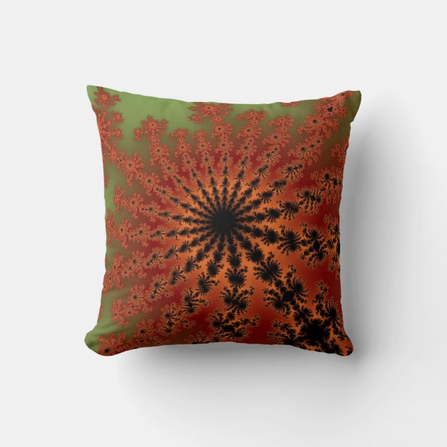 Coussin Flamme d'automne (Recto)