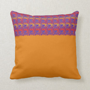 Coussin Flammes bleues