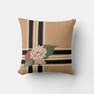 Coussin Flammes Et Fleurs Jettent De L'Oreiller