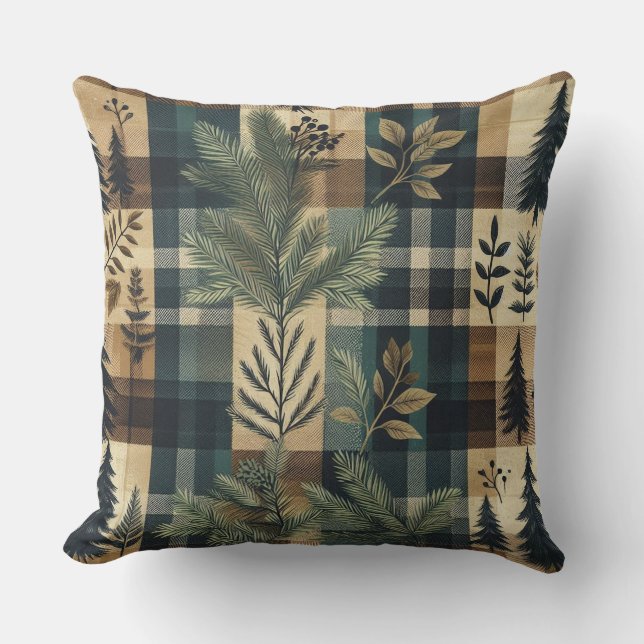 Coussin Flanelle Rustique (Recto)