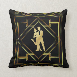Coussin Flapper Dancing Couple
