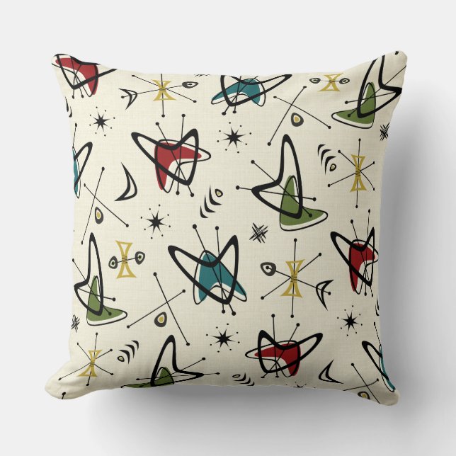Coussin Flashback du Boomerang atomique ©studioxine (Recto)