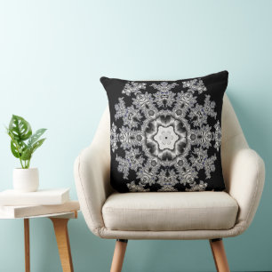 Coussin Fléau de neige en argent