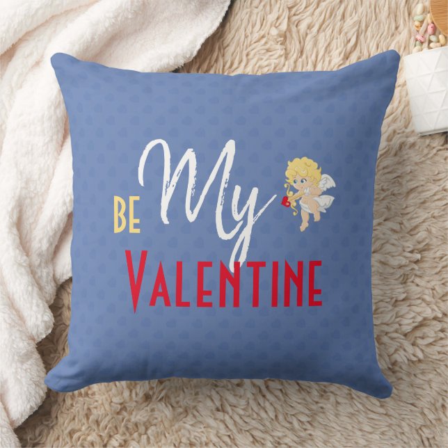 Coussin Flèche de Cupidon Soyez mes Coeurs Valentin Person (Couverture)