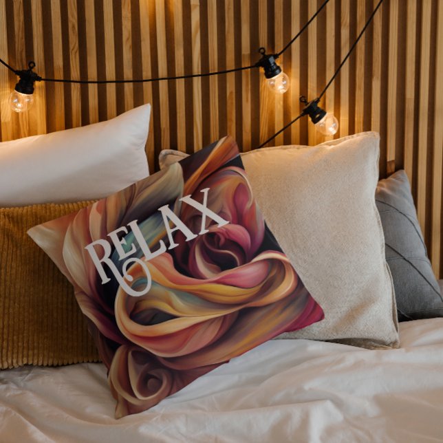 Coussin Flèches colorées Abstraites, Inspirationnelles (RELAX - perfect pillow for a cozy bed)