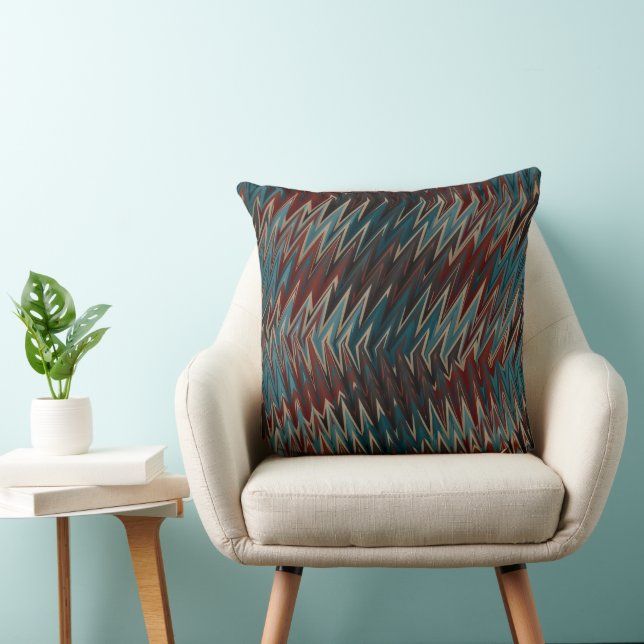 Coussin Flèches de carreaux (Chaise)