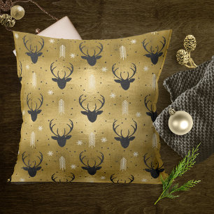 Coussin Flèches de cerfs Motif V1 Gold ID861