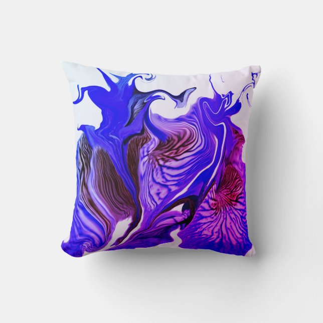 Coussin Flèches violettes Iris / Miami / (Recto)
