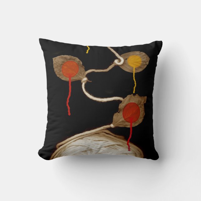 Coussin fleur 2013 de fil (Recto)