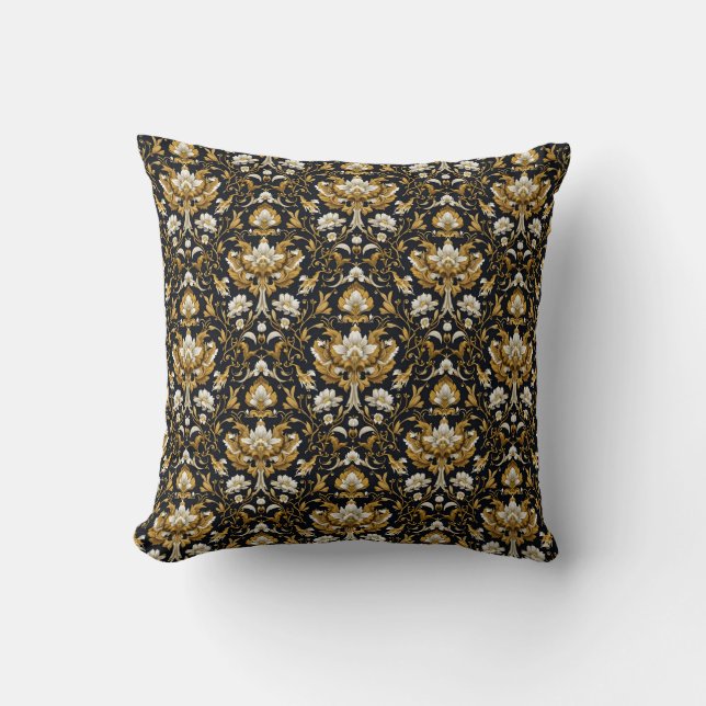 Coussin Fleur baroque (Recto)