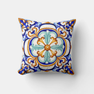 Coussin Fleur baroque sicilienne II