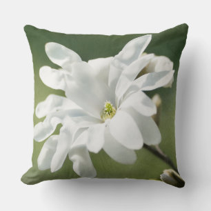 Coussin Fleur blanche de Magnolia
