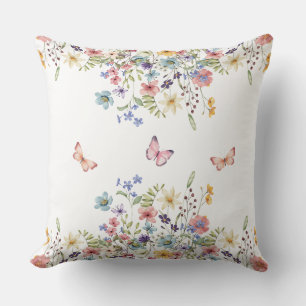 Coussin Fleur Botanique 