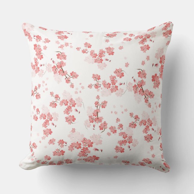 Coussin Fleur cerise 2 (Recto)