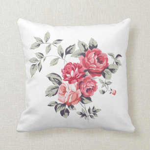Coussin fleur classique