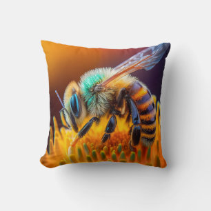 Coussin Fleur d'abeille Calme Nature Tranquille Saison pai