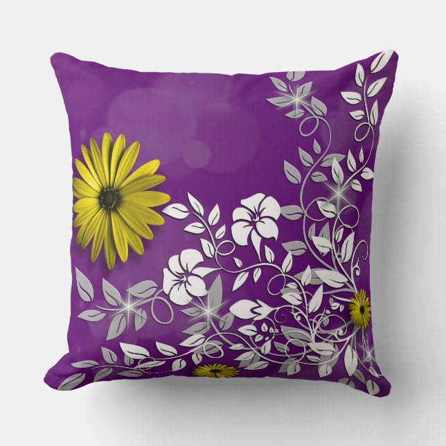 Coussin Fleur Daisy (Recto)