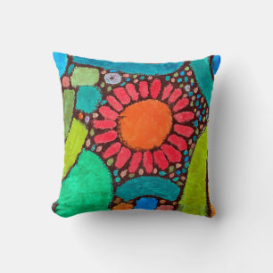 Coussin Fleur dans la vallée, Klee