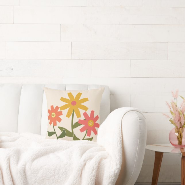 Coussin Fleur de Boho (Canapé)