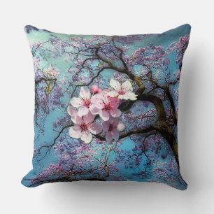Coussin Fleur de cerisier Jacaranda