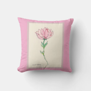 Coussin Fleur de corail