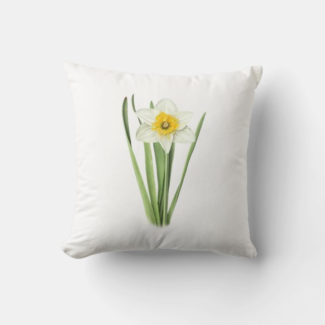Coussin Fleur de jonquille (Recto)