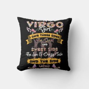Coussin Fleur de l'horoscope du zodiaque pour l'anniversai
