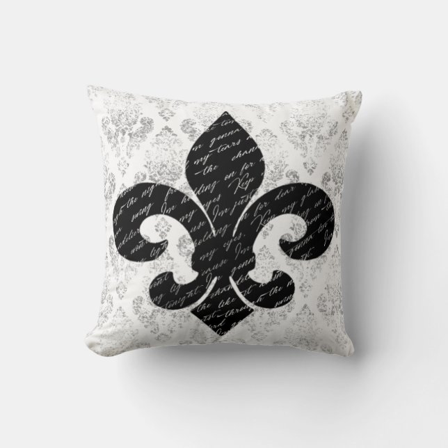 Coussin Fleur De Lis (Recto)