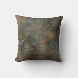 Coussin Fleur De Lis in a Rusty Background