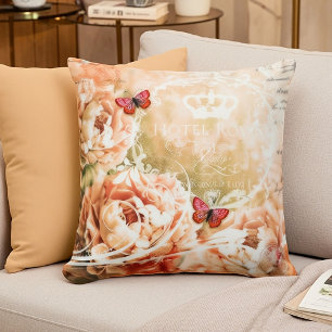 Coussin Fleur de pêche douce