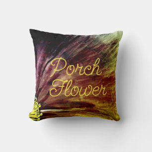 Coussin Fleur de porche / Greenleaf /