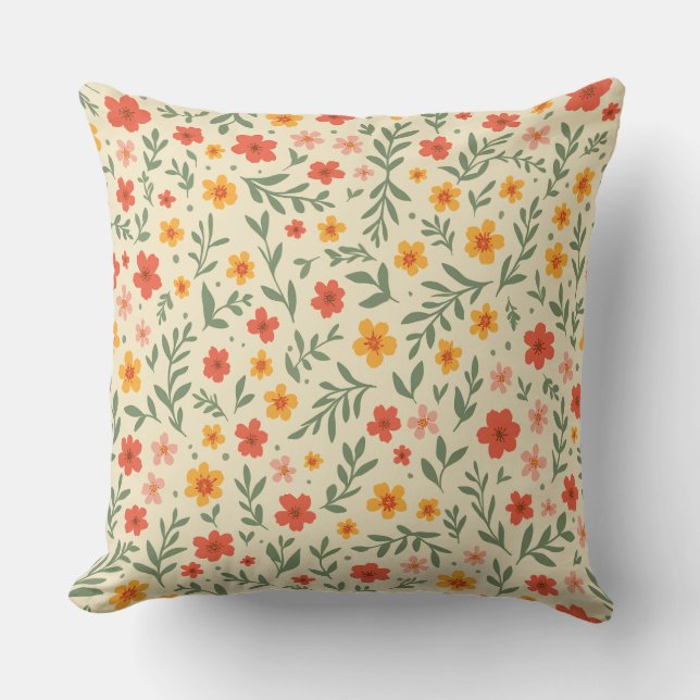 Coussin Fleur de printemps (Recto)