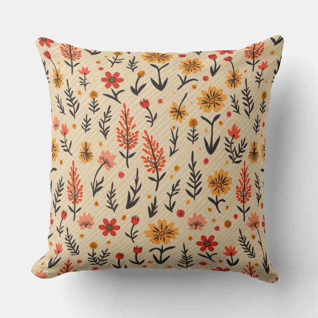 Coussin Fleur de printemps (Recto)