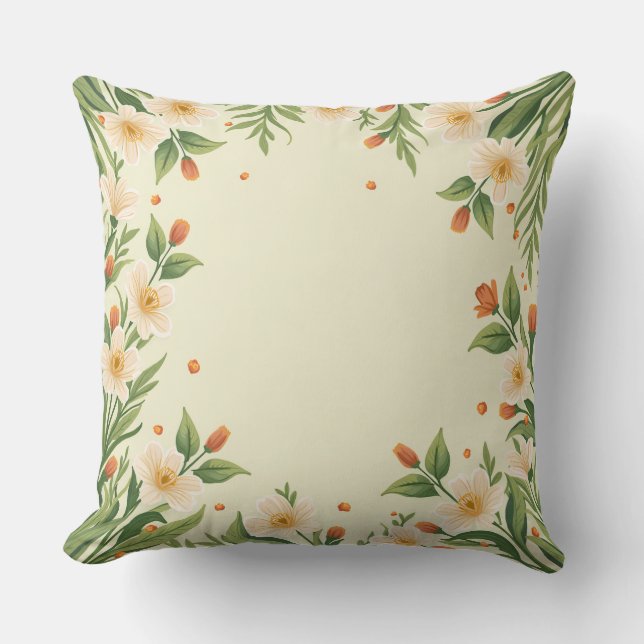 Coussin Fleur de printemps (Recto)