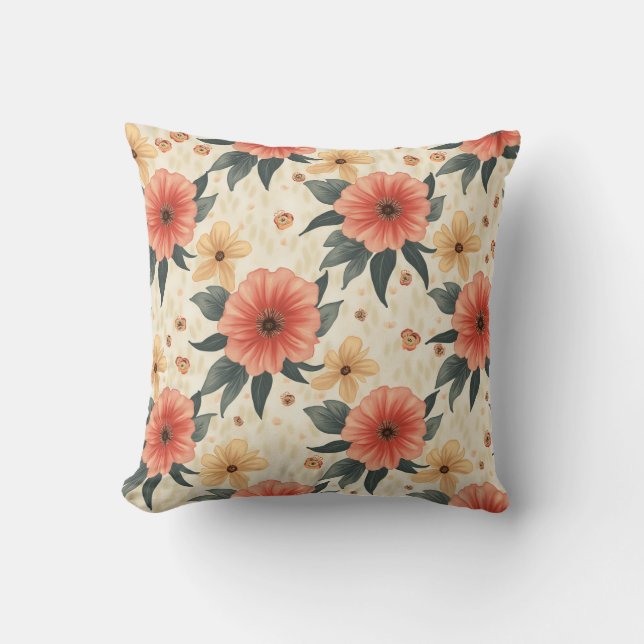 Coussin Fleur de printemps (Recto)