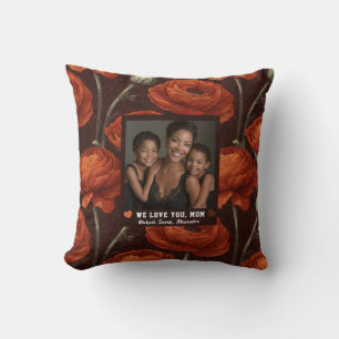 Coussin Fleur de Ranunculus Fière Maman Décoration de mais