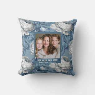 Coussin Fleur de Renoncule Mère Décor Esthétique Vintage