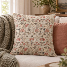 Fleur de style aquarelle rouille vintage William M
