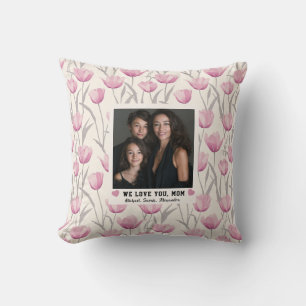 Coussin Fleur de tulipe Mère Maman Anniversaire Jardin Ins