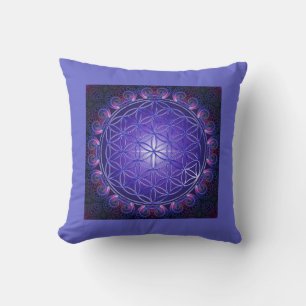 Coussin FLEUR DE VIE / Fleur de Vie Mandala I Carré