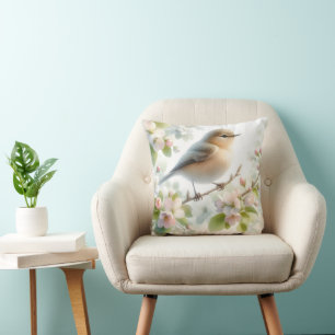 Coussin Fleur d'eau de cerisier à floraison printanière