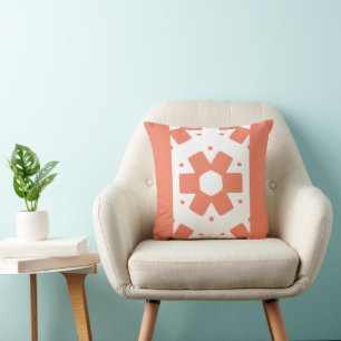 Coussin Fleur décorative géométrique