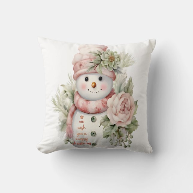 Coussin Fleur d'hiver (Recto)