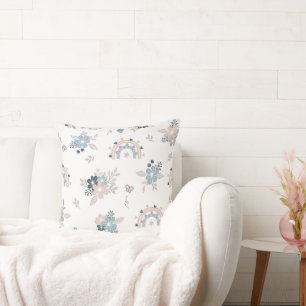 Coussin Fleur Et Boho Motif Sans Fil