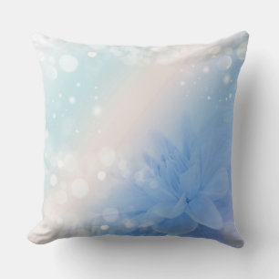 Coussin Fleur et Bokeh