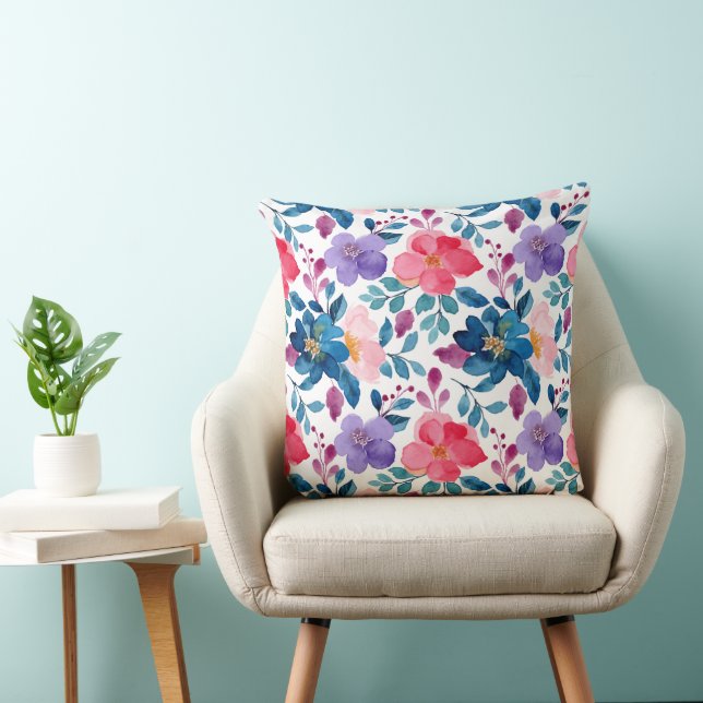 Coussin Fleur Festival 20x20 Jeu d'oreiller (Chaise)